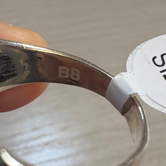 NWT 925 solid silver 8.5 gram skull ring size 10 - Picture 3 of 9